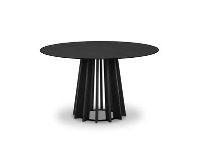 Micadoni 4-Sitzer Tisch Mojave | Oberfläche Black Oak Holz Eiche Schwarz Furnier