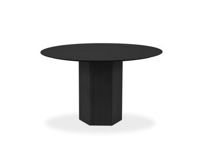 Micadoni 4-Sitzer Tisch Sahara | Oberfläche Black Oak Holz Eiche Schwarz Furnier
