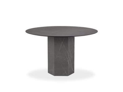 Micadoni 4-Sitzer Tisch Sahara | Oberfläche Grey Pietra HPL Graue Pietra