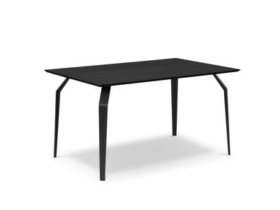 Micadoni 8-Sitzer Tisch Sono | Oberfläche Black Oak Black Metal...