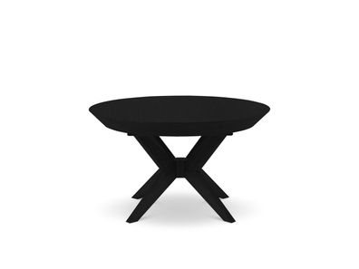 Micadoni 8-Sitzer Tisch ausziehbar Virginia | Oberfläche Black Oak und Black Oak...