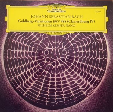 Deutsche Grammophon 139 455 - Goldberg-Variationen BWV 988 (Clavierübung IV)