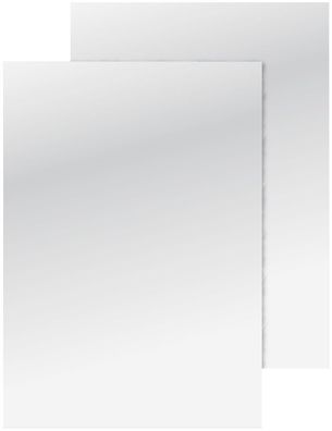 Q-Connect® KF00498 Umschlagdeckel A4 Glossy, weiß, 250 g/ qm, 100 Stück