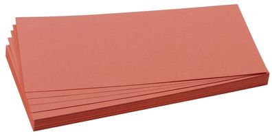 Franken UMZ 1020 07 Moderationskarte, Rechteck, 205 x 95 mm, rot, 500 Stück