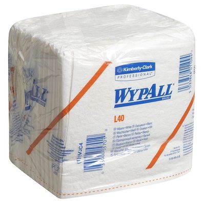 WYPALL 7471 Wischtuch L40 - 1-lagig, weiß, Packung mit 56 Tüchern