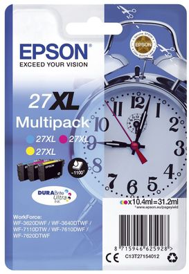 Epson C13T27154012 Epson DURABrite Ultra Ink 27 XL Multipack (3 Farben) T 2715