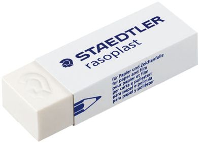 Staedtler 526 B20 Kunststoff-Radierer rasoplast weiß