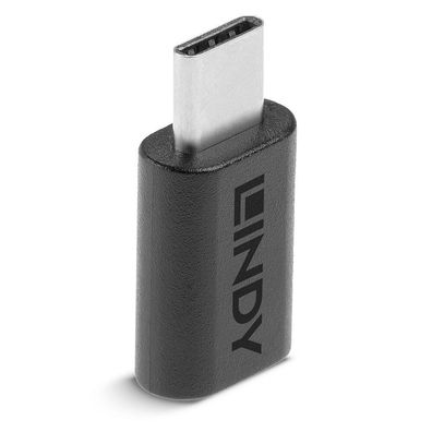 Lindy 41896 USB 2.0 Adapter Typ C / Micro-B USB Typ C St/ Micro-B Kuppl.