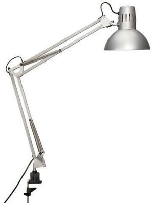 MAUL 82305-95 MAULstudy Schreibtischlampe silber ohne Leuchtmittel mit Tischklemme