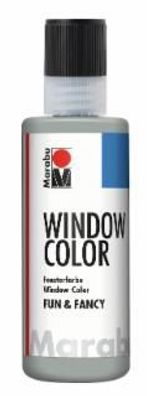 Marabu 0406 04 182 Window Color fun&fancy, Silber 182, 80 ml