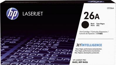 HP® CF226A Druckkassetten schwarz 3.100 Seiten