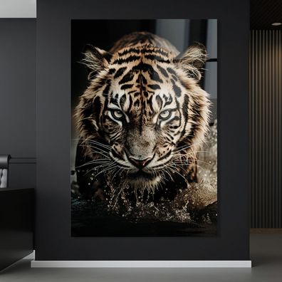 Wandbild Tiger Tier , Leinwand , Acrylglas , Poster Kunst Deko