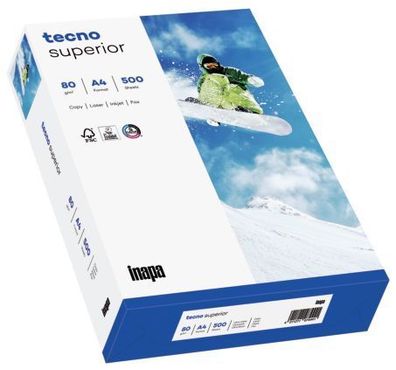 TECNO 2100011536 Kopierpapier tecno® superior A4 80 g/ qm weiß 500 Blatt