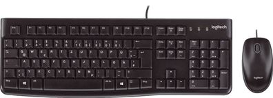 Logitech 920-002540 Logitech MK 120 corded Desktop USB Keyboard + Mouse