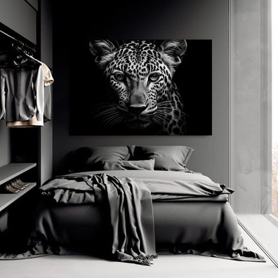 Wandbild leopard jaguar tier Acrylglas , Leinwand Poster Modern Deko Kunst