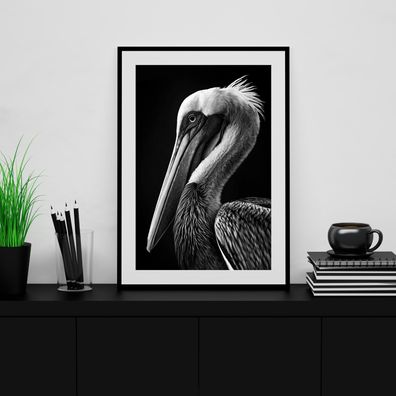 Wandbild Pelikanvogel tier Acrylglas , Leinwand , Poster Modern Deko Kunst