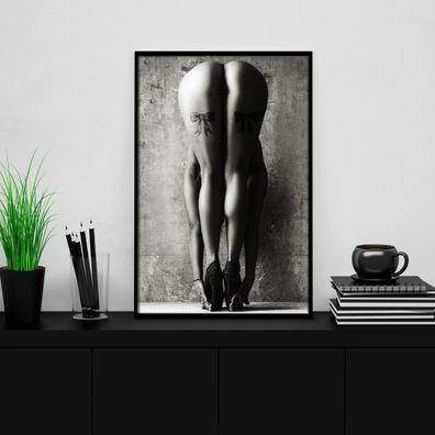Wandbild erotisch Sexy Frau Acrylglas , Leinwand , Poster Modern Deko Kunst