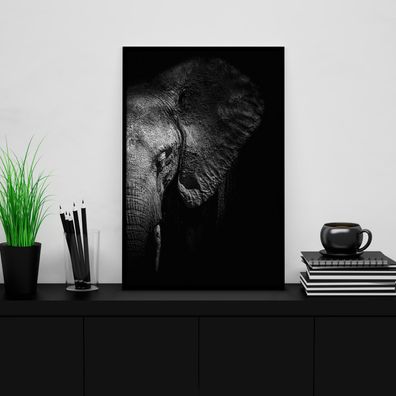 Wandbild Elefant face tier Acrylglas , Leinwand , Poster Modern Deko Kunst