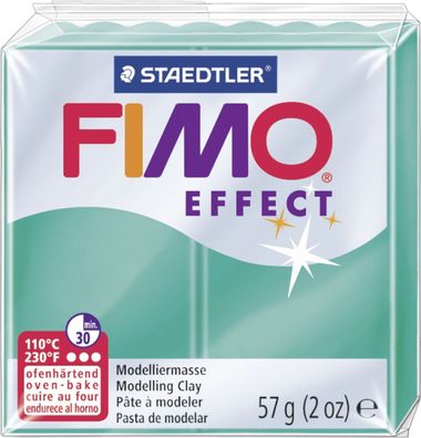 FIMO 8020-504 Modelliermasse FIMO effect "Transparent" grün