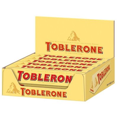 Toblerone - Schweizer Schokolade - 20 x 100g = 2 KG