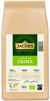JACOBS 4056105 Kaffee Good Origin Crema 1000g ganze Bohne