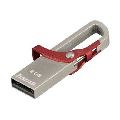 hama USB 2.0 Speicherstick FlashPen "Hook-Style", 8 GB