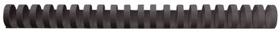GBC 4028600 Spiralbinderücken Plastik - A4, 16 mm/145 Blatt, schwarz, 100 Stück