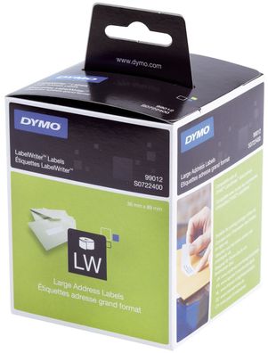 Dymo S0722400 Dymo Adress-Etiketten groß 36 x 89 mm weiß 2x 260 St. 99012
