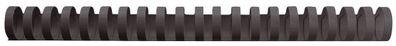 GBC 4028600 Spiralbinderücken Plastik - A4, 16 mm/145 Blatt, schwarz, 100 Stück
