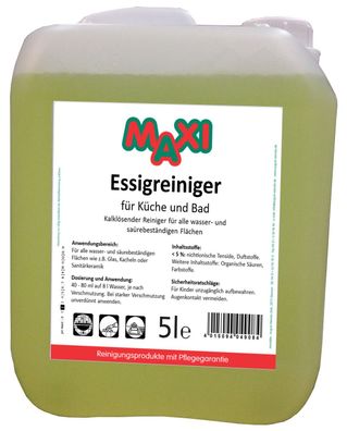 MAXI 04908 Essigreiniger - 5 Liter