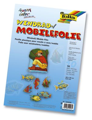 Folia 420230 Fensterfolie - Mobile, 0,2 mm, 10 Stück, 23x 33 cm