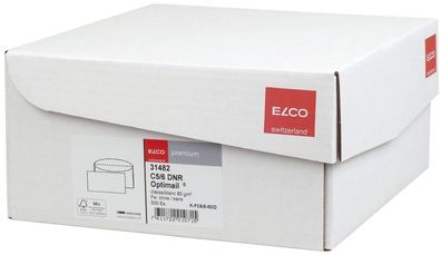 Elco 31482 Briefumschlag Office Box mit Deckel - C5/6 DL, weiß, nassklebend, ohne ...
