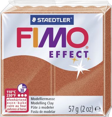FIMO 8020-27 Modelliermasse FIMO effect "Metallic" kupfer