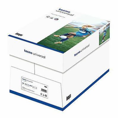 TECNO 2100011547 Kopierpapier tecno® universal - A4, 80 g/ qm, weiß, 2500 Blatt