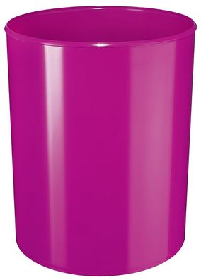 HAN 18132-96 Papierkorb i-Line - 13 Liter, hochglänzend, rund, New Colours pink