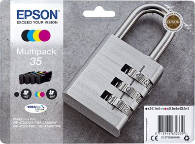Epson C13T35864010 Epson DURABrite Ultra Multipack (4 Farben) 35 T 3586