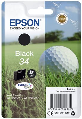 Epson C13T34614010 Epson Tintenpatrone schwarz DURABrite Ultra Ink 34 T 3461