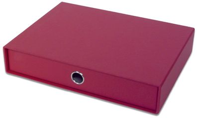 Rössler Papier 1524452360 Schubladenbox SOHO - einzel Schublade für A4, rot