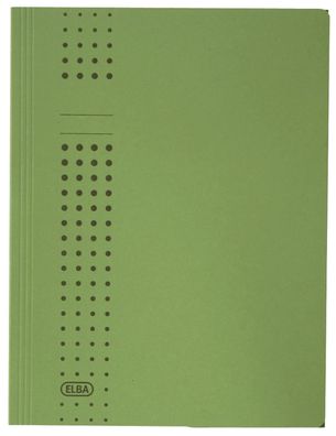 Elba 100091167 Sammelmappe chic, Karton (RC), 320 g/ qm, A4, 10 mm, grün