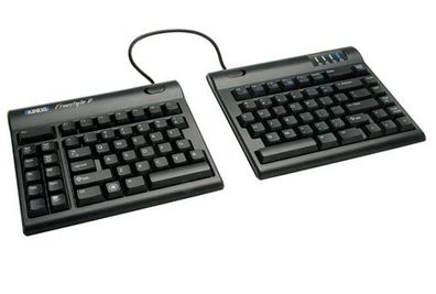 Kinesis KB800PB-de Kinesis T30 Freestyle2 Tastatur Std Breite 39-52 cm schwarz