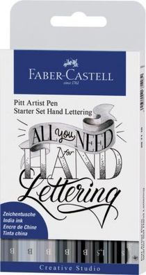 FABER-CASTELL Tuschestift PITT artist pen, 8er Etui