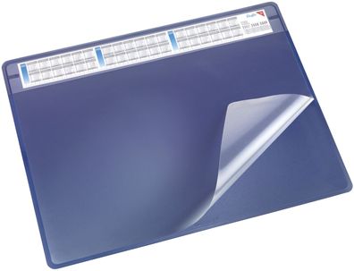 Läufer 47605 Schreibunterlage Durella soft - 65 x 50 cm, blau