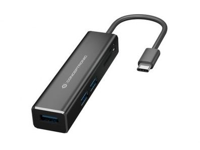 Conceptronic DONN08B Conceptronic 3-Port USB-C->USB-A 3.0/SD/MicroSD/TF card slot