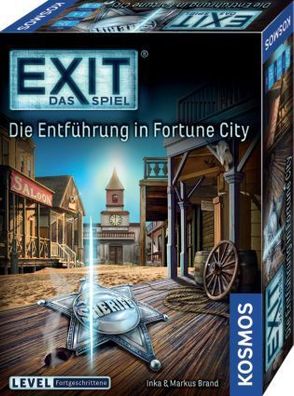 Kosmos 680497 Familienspiel EXIT Das Spiel - Die Entführung in Fortune City