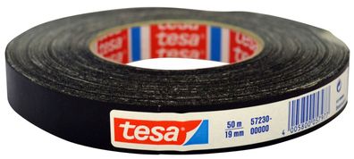 tesa Gewebeband, 19 mm x 50 m, schwarz
