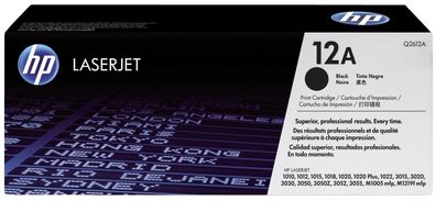 Hewlett Packard Q2612A HP Toner Q 2612 A schwarz 12 A