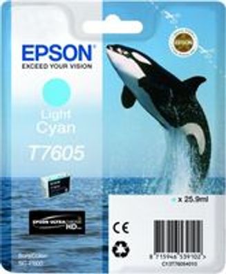 Epson C13T76054010 Epson Tintenpatrone light cyan T 7605