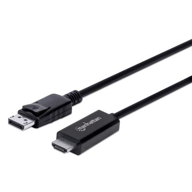 Manhattan 153218 Manhattan 4K@60Hz DisplayPort auf HDMI-Kabel 3m schwarz