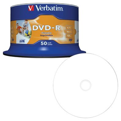 Verbatim 43533 50x DVD-R 4,7GB bedruckbar