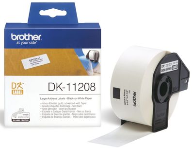 Brother DK11208 Brother Adress-Etiketten 38 x 90 mm 400 St. DK-11208